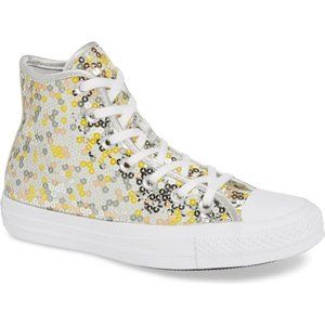 womens sequin converse high tops